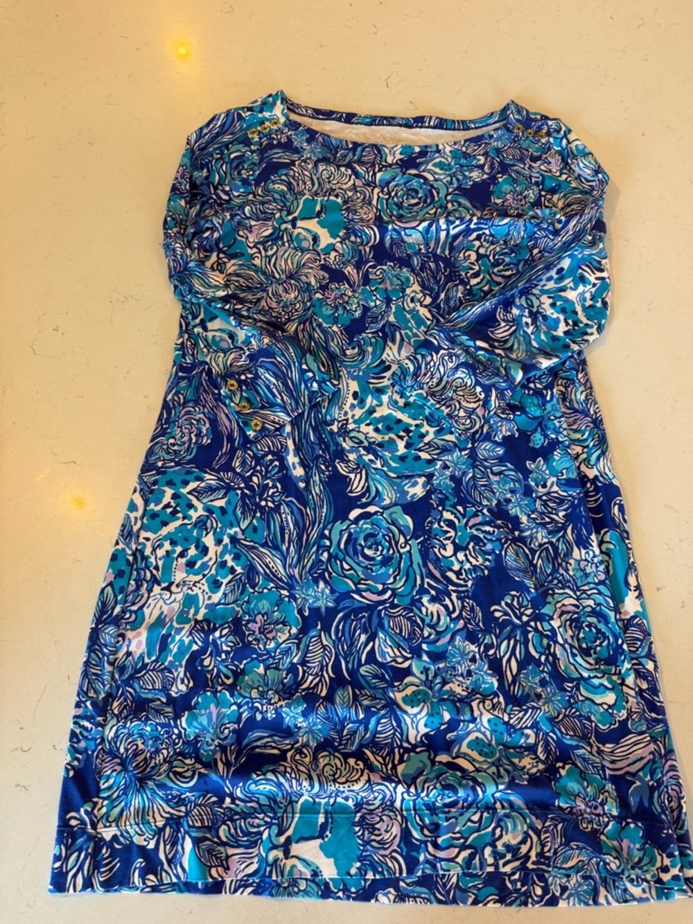 Lilly Pulitzer Sophie Dress Royal Purple Cat Call L
